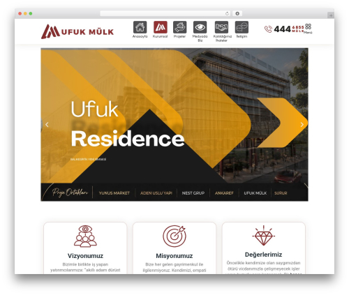 Mecra360 WordPress theme - www.ufukmulk.com