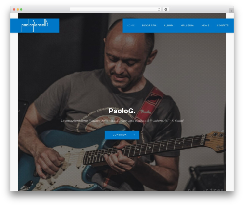 Muse best WordPress theme - paolog.info