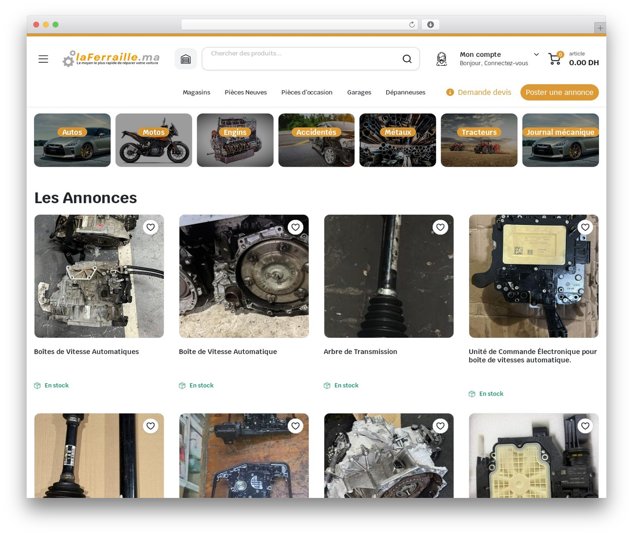 Partdo theme WordPress - laferraille.ma