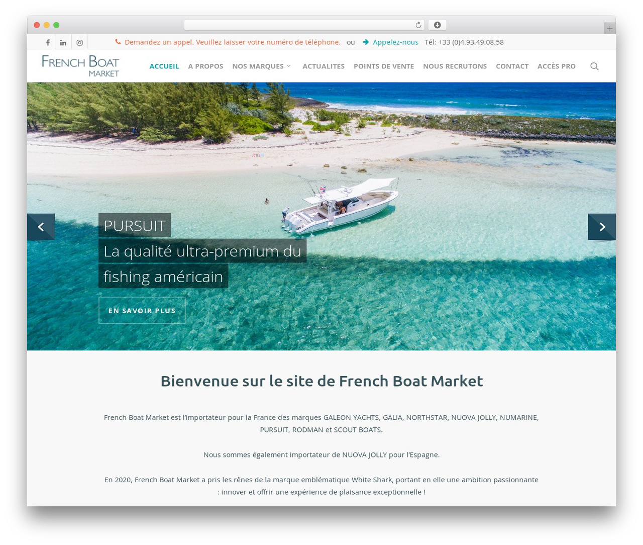 Salient WordPress theme - frenchboatmarket.com Salient WordPress theme - frenchboatmarket.com