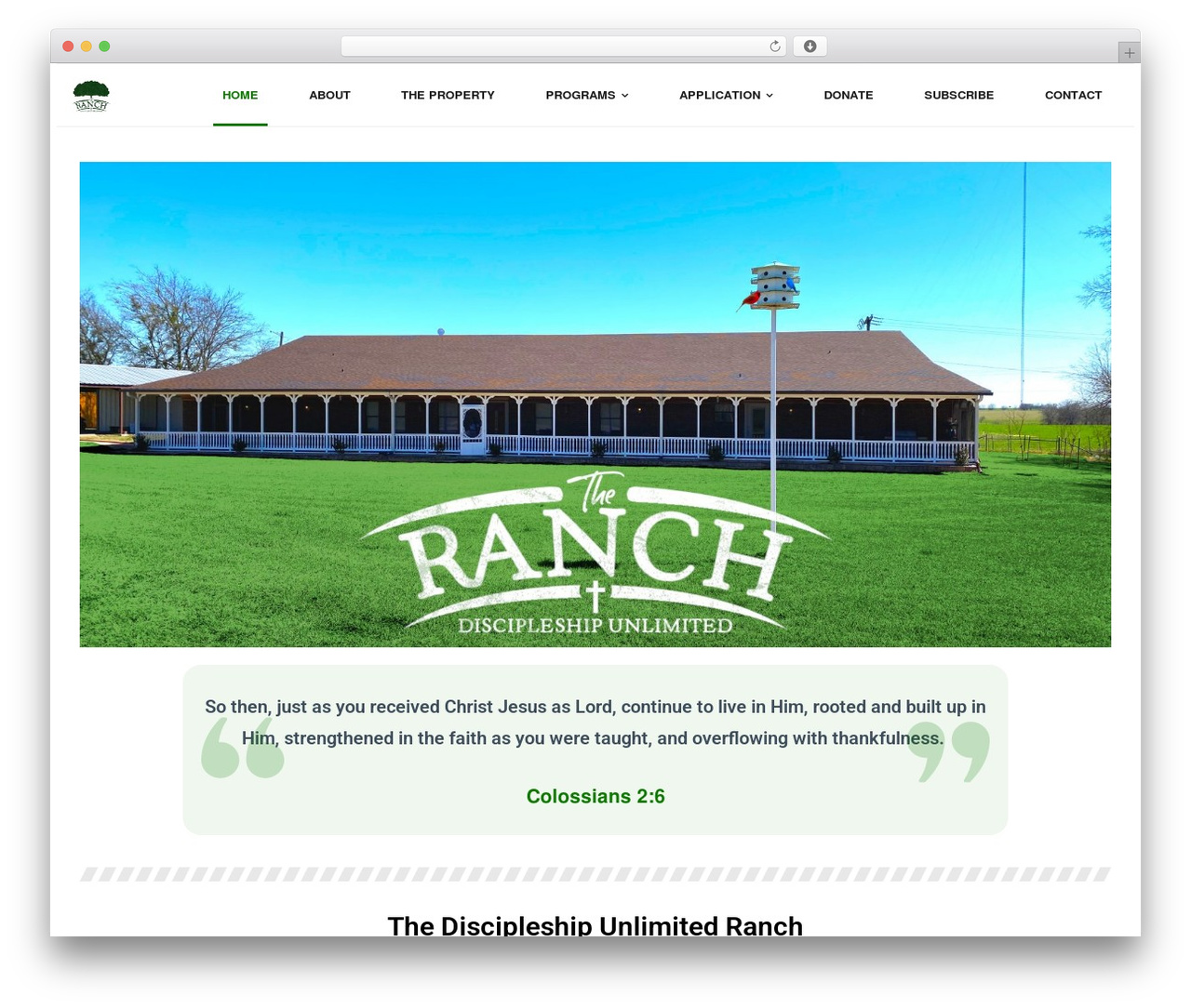 Shuttle WordPress theme design - duranch.org