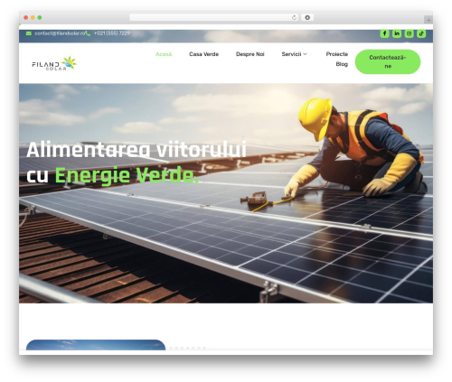 Solor WordPress theme - filandsolar.ro
