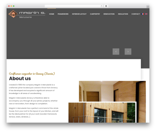 Stargraf theme WordPress - menuiserie-charpente-annecy.com