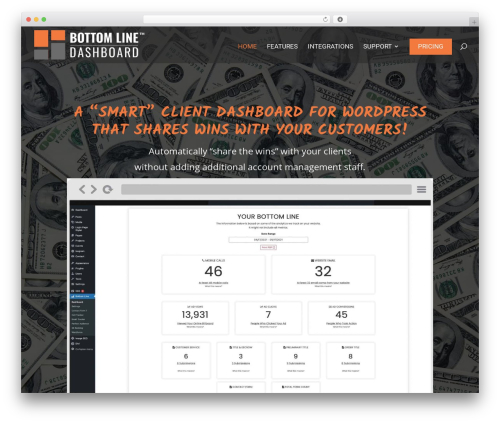 Click to email tracker WordPress plugin - bottomlinedashboard.com