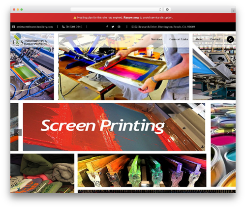 Designthemes model addon WordPress plugin - landsembroidery.com