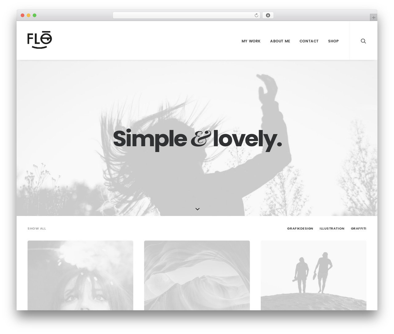 Uncode personal blog WordPress theme - florianluebke.de