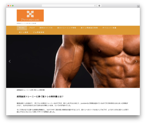 「本当によくわかるWordPressの教科書」オリジナルテーマ theme WordPress - proteinum1.com