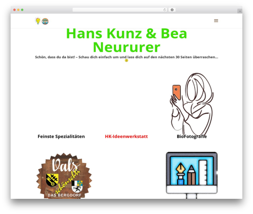 WordPress theme Amplus - hanskunz.ch