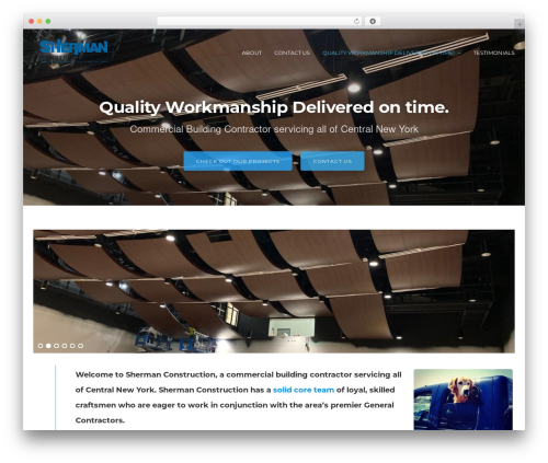 WordPress theme cronus - shermanconstructioninc.com