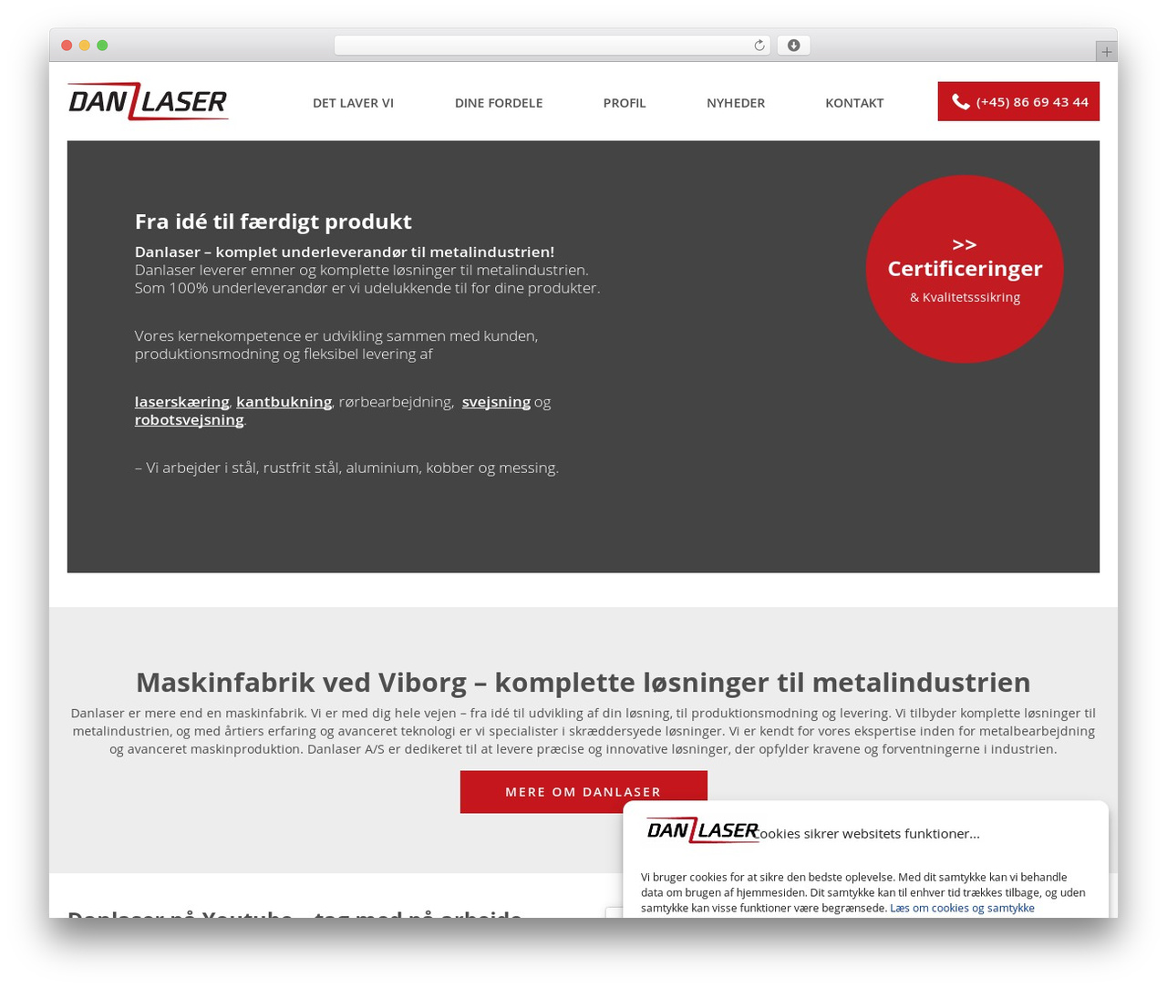 WordPress theme DANLASER - danlaser.dk WordPress theme DANLASER - danlaser.dk