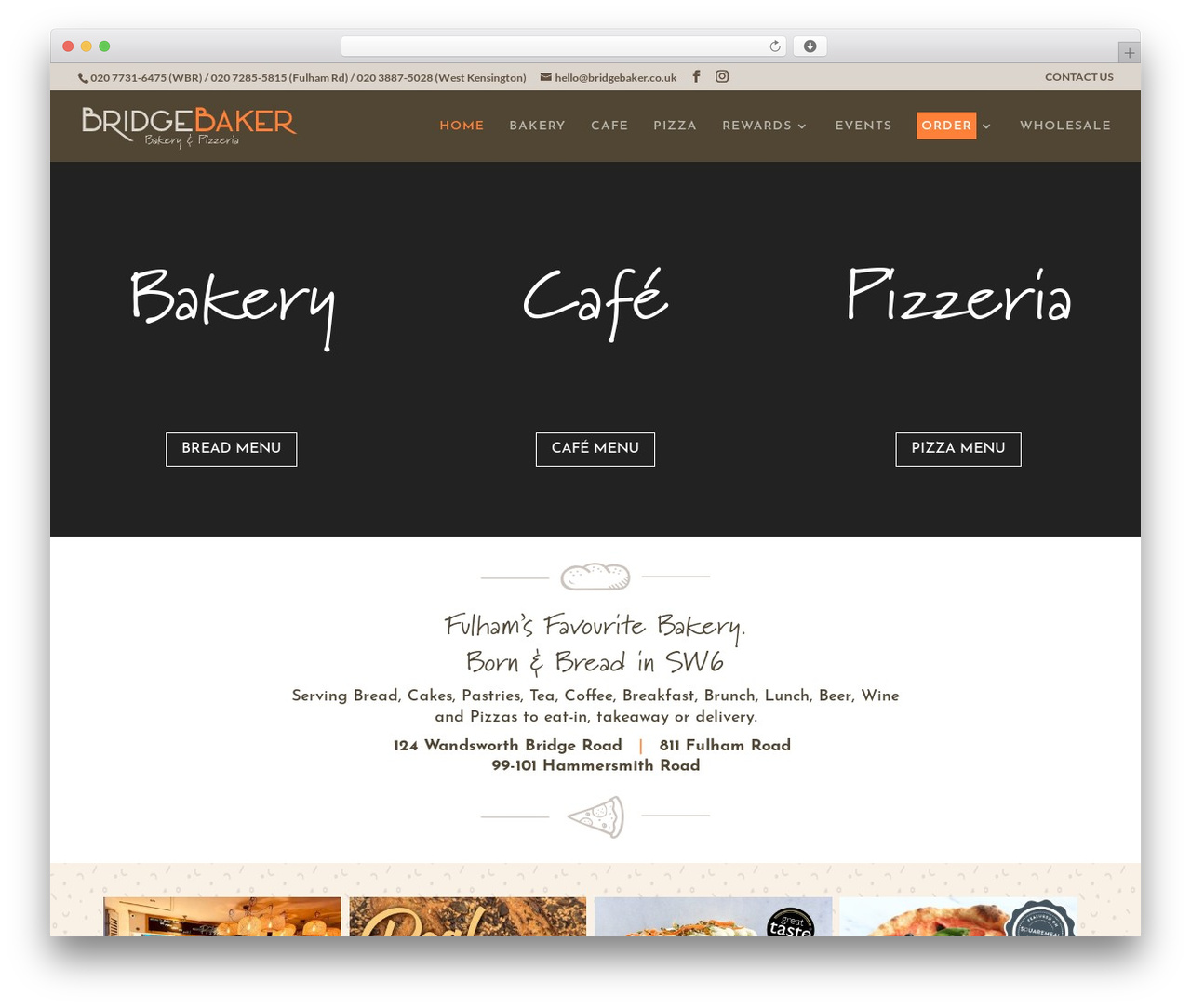 WordPress theme Divi - bridgebaker.co.uk