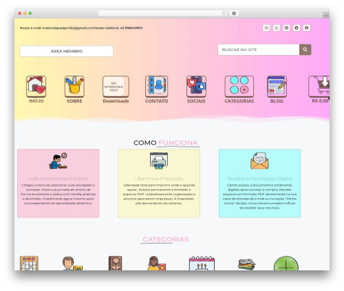 Hostbraza WordPress plugin - materiaisparaprofes.com.br