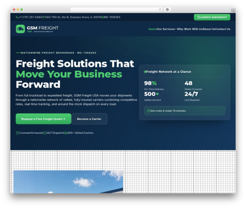 Formgent WordPress plugin - gsmfreight.us