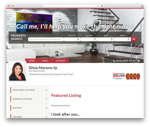 WordPress theme IXACT Framework - silviamorenoip.com