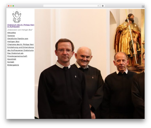 WordPress theme Retrospect - oratorium-aufhausen.org