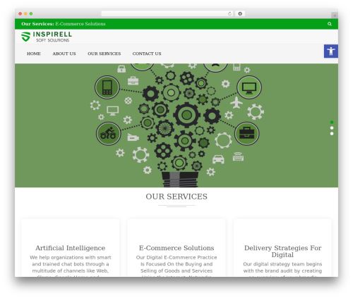 WP theme Ample Business - inspirellsoftsolutions.com