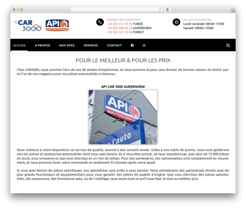 Best WordPress theme WheelMasters - car3000.be