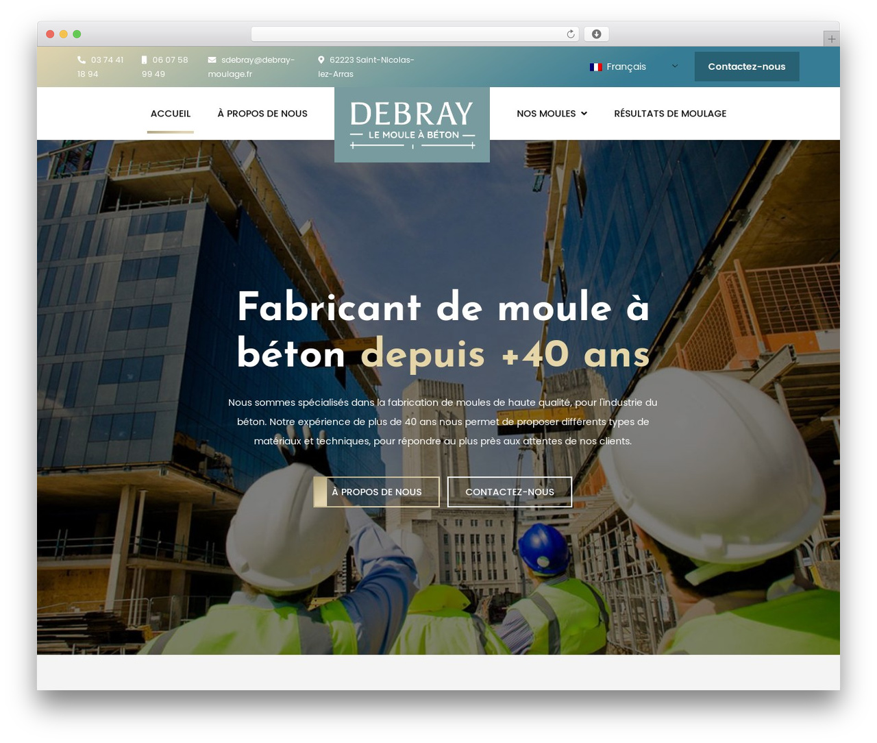 Custom Theme WordPress theme - debray-moulage.fr Custom Theme WordPress theme - debray-moulage.fr