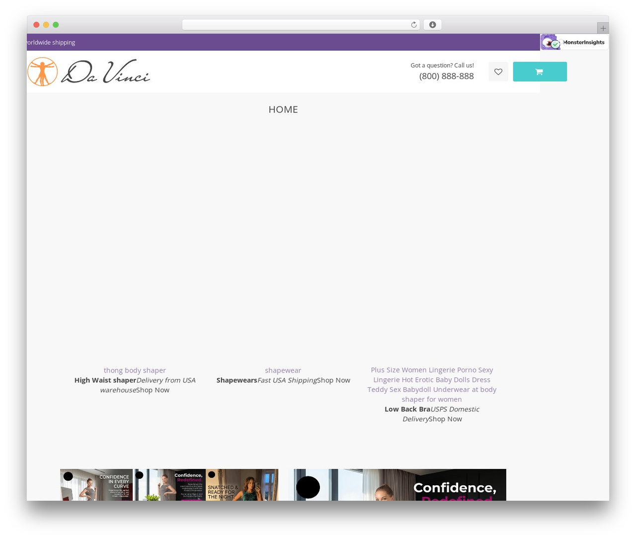 DavinciWoo best WooCommerce theme - bodyshaperforwomen.com DavinciWoo best WooCommerce theme - bodyshaperforwomen.com