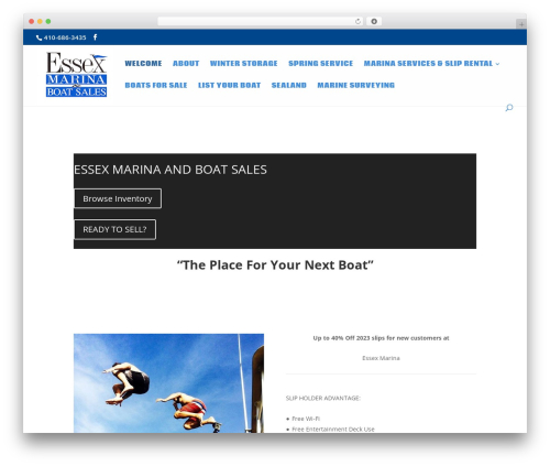 Divi WordPress theme - essexboatsales.com
