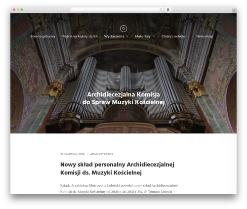 Ecko Ember WordPress theme - ako.diecezja.lublin.pl