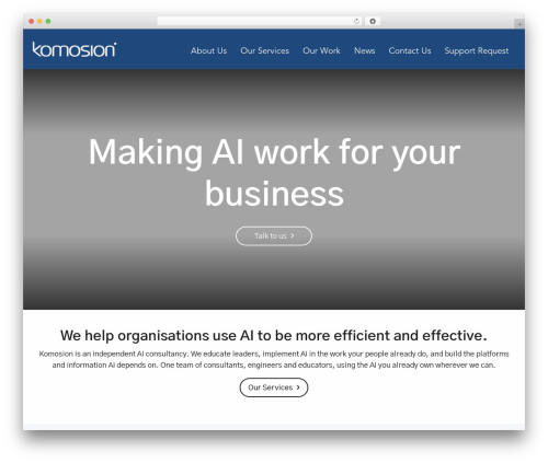 Ai WordPress plugin - komosion.com