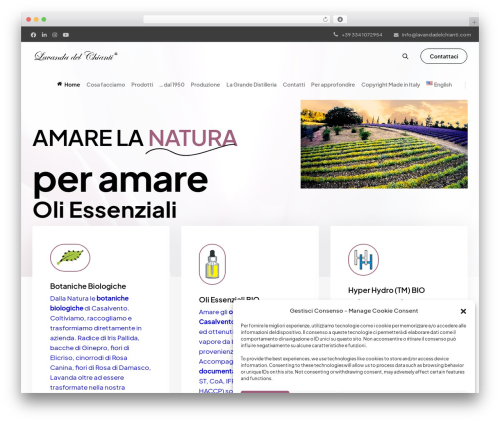 Lottier wpbakery WordPress plugin - lavandadelchianti.com