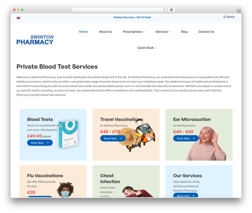Booknetic payment stripe WordPress plugin - swintonpharmacy.com