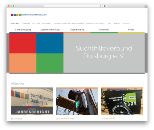 Suchthilfe Theme theme WordPress - suchthilfeverbund-duisburg.de