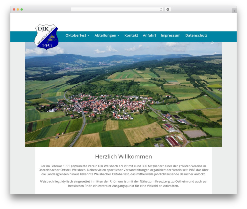 Theme WordPress Divi - weisbacher-oktoberfest.de