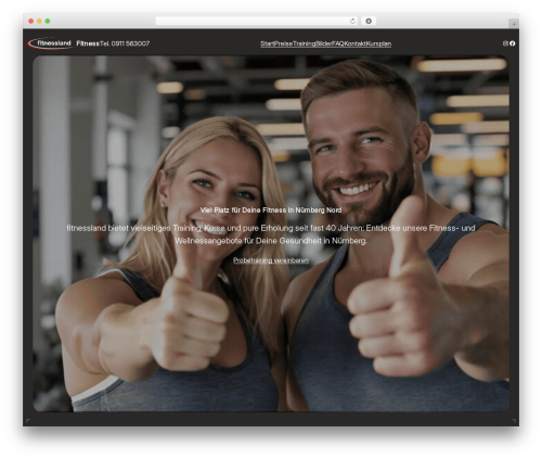 Animategl WordPress plugin - fitnessland-nuernberg.de