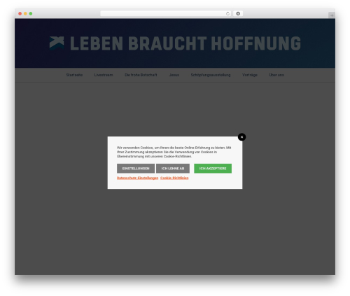 Theme WordPress Forgiven - leben-braucht-hoffnung.de