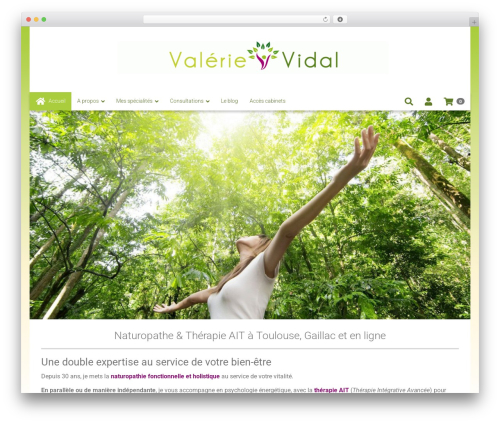 WordPress theme 6temflex - valerievidal.fr