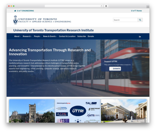 WordPress website theme Engineering Theme 2023 - uttri.utoronto.ca