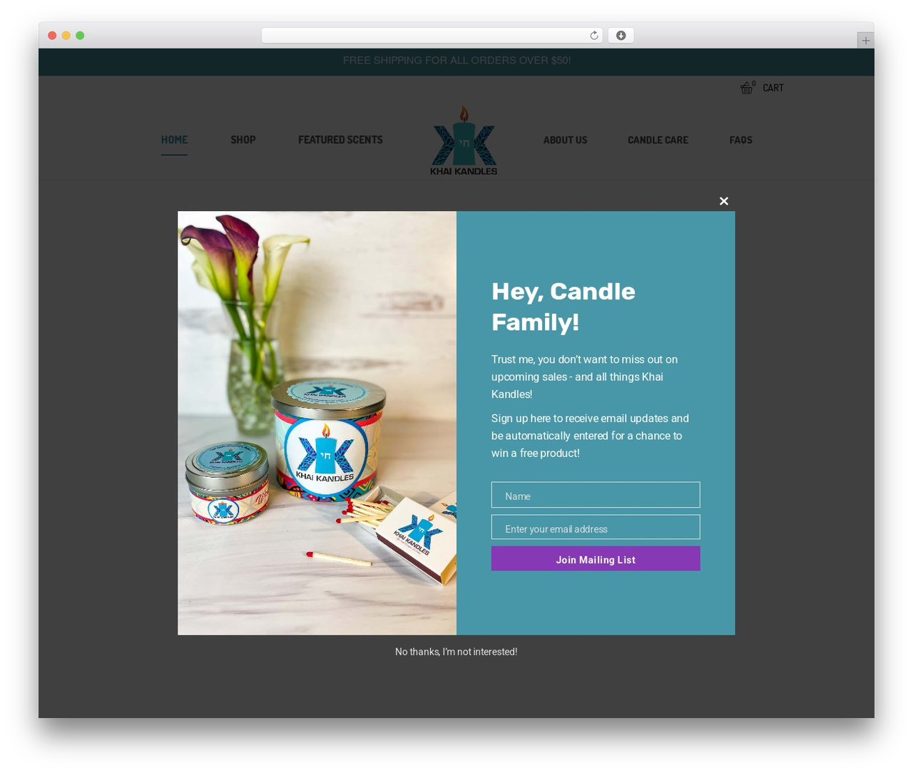 Xstore WordPress theme - khaikandles.com