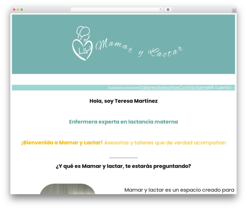 Blockbase free WordPress theme - mamarylactar.com