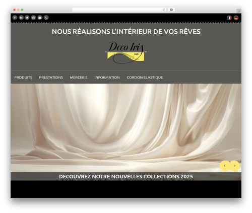 Cherry parallax WordPress plugin - decoiris.ch