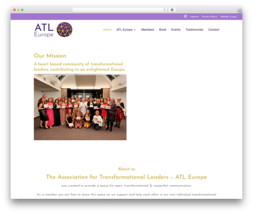 Divi theme WordPress - atl-europe.com