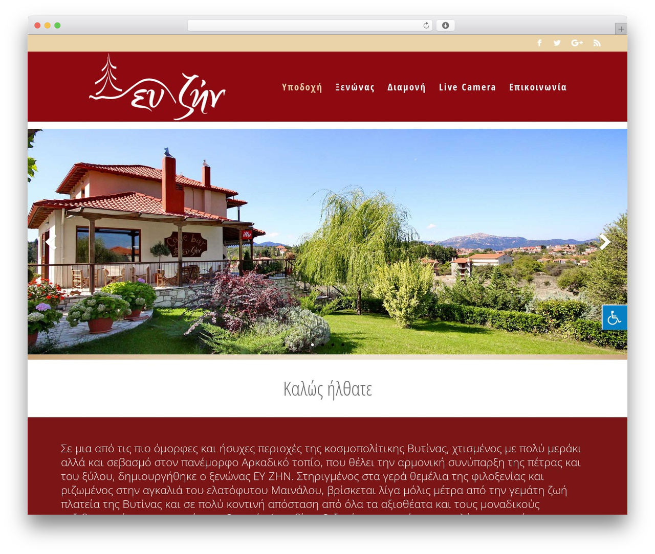 Divi WordPress theme - euzin-vitina.gr