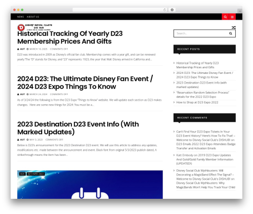 Larus theme WordPress - dishub.news