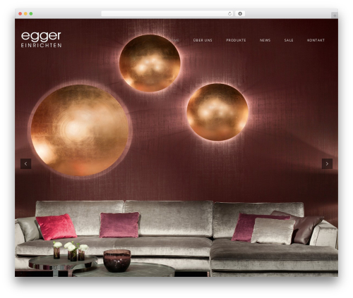 Quantum WP WordPress theme - egger-einrichten.at