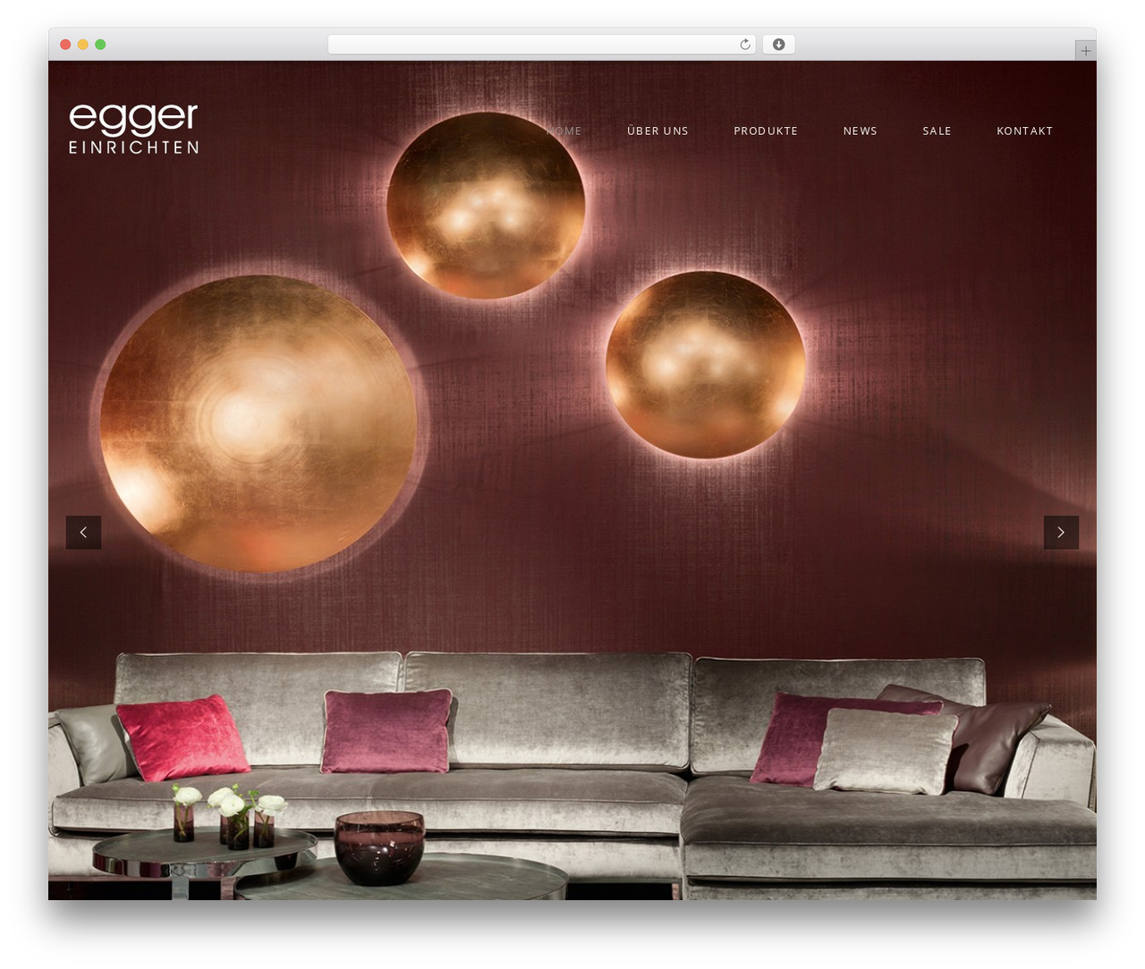 Quantum WP WordPress theme - egger-einrichten.at