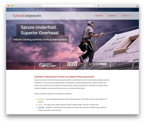 Systems Components premium WordPress theme - systemcomponents.net