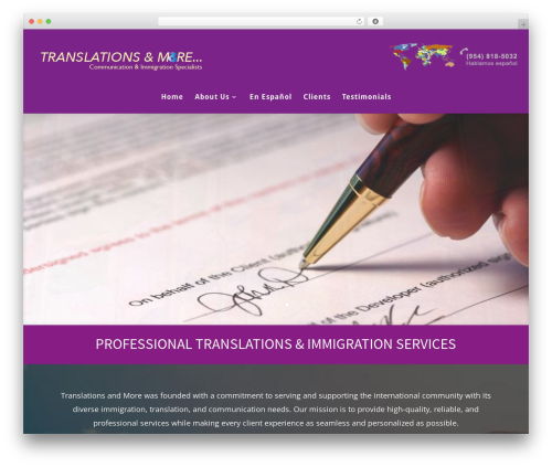 Theme WordPress Divi - translationsandmore.net
