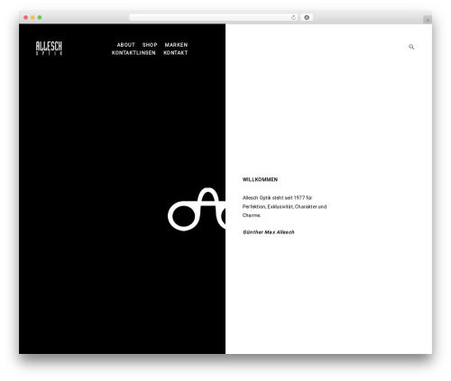 WordPress theme Aperitive. - optik-allesch.at
