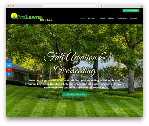 Testify WordPress plugin - prolawnsplus.com
