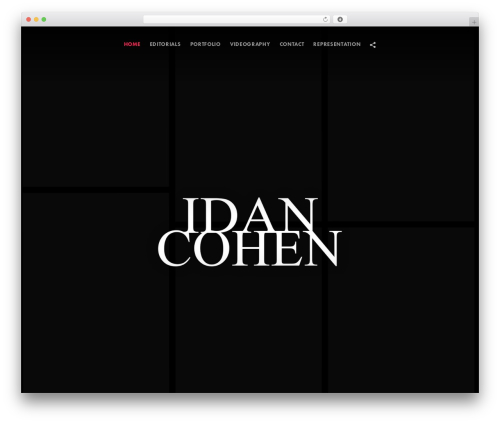 WordPress theme Flatbase - idancohenphotography.com