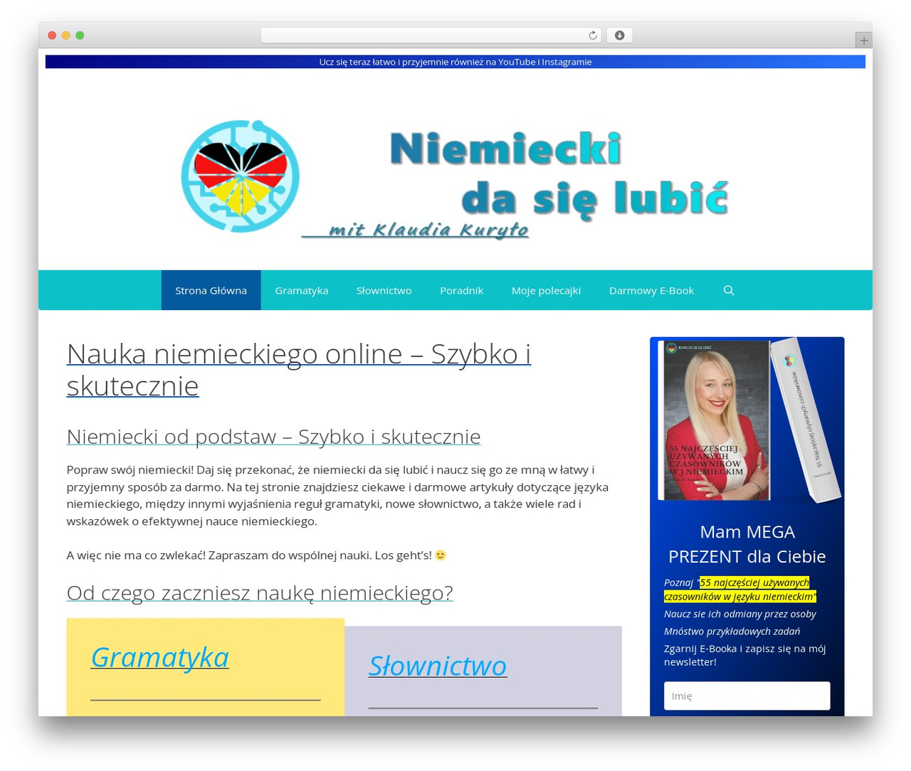 WordPress theme GeneratePress - niemieckidasielubic.com
