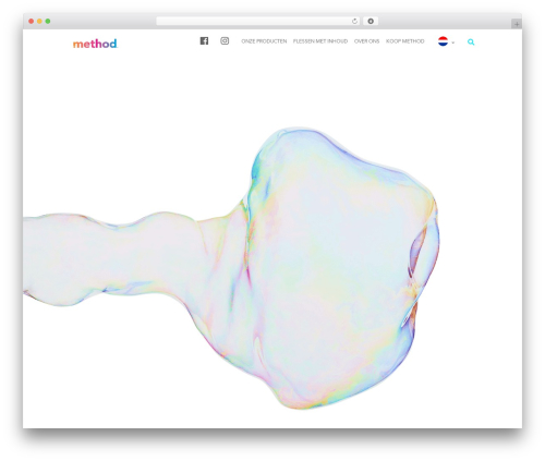 WordPress theme Method Products - methodhome.be
