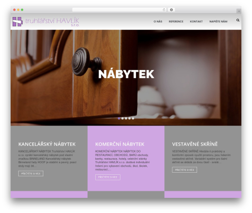 WordPress website theme Uncode Pro - truhlarstvihavlik.cz